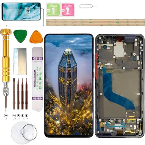 Gadget Troops Kit de repuesto de pantalla LCD (sin huellas dactilares) para Xiaomi Mi 9T M1903F10G / 9T PRO M1903F11G (negro)
