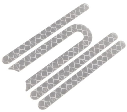 Dcaknri Kratz- und verschleißfeste, reflektierende Abdeckungen für Fahrräder, Felgen, Rahmen, Reflektor, Roller-Zubehör