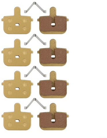 Dependable For Metal Brake Pads for Kugoo G Booster Electric Scooter, 2 Pairs, Compatibility with Multiple Models (Full Metal)