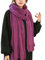 Cheerlife Damen Strickschal Lang XXL Warme Grobstrick Schal Oversize Herbst Winter 220cm x 60cm Lila