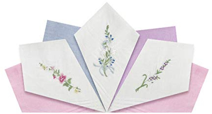 Warwick & Vance Womens/Ladies Boxed 100% Cotton Handkerchiefs
