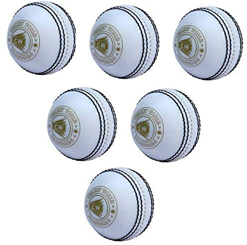 CW Spin Poly Soft Cricketball Juniors Cricket Übungsbälle 6 Bälle Box Senior