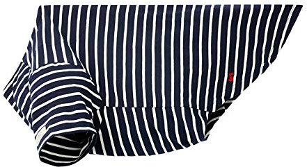 Joules Rosewood Harbour Top für Hunde, Marineblau gestreift, Größe M