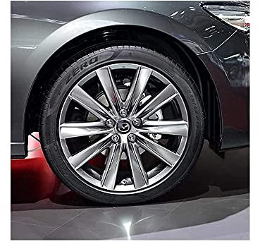 BBXFLL 4 Stück Radnabenkappen Center Radnabenabdeckung Ersatzteil, für Mazda Atenza Speed MX3 CX3 CX5 2 3 6 323 626 60mm Auto Felgendeckel Caps Aufkleber Zierdeckel Styling Zubehör Mit Logo