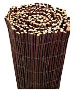 MUGAR- Cañizos de ocultación naturales de varias alturas, longitudes y materiales distintos- Delimitación de terrazas, jardines, balcones y zonas de ocio. (Mimbre sin pelar grueso, 1x3 m)