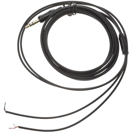 3.5mm to Bare Wire Stereo, 1.5m Right Angle Male Connector to Open End, Audio Cable for Speaker and Headphone Cable