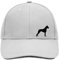 Huuraa Baseball Cap Deutscher Boxer Silhouette Geschenk Dark Grey/White Deutscher Boxer Geschenkidee
