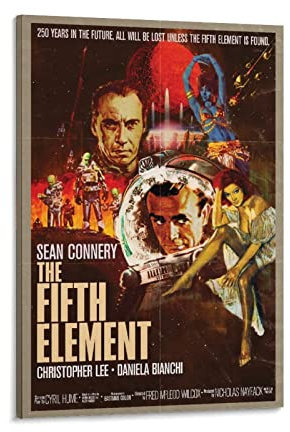 yydds Film Das fünfte Element Leinwand Poster Wandkunst Druck Ästhetische Raumdekoration Malerei Poster Home Office Dekoration 20 x 30 cm