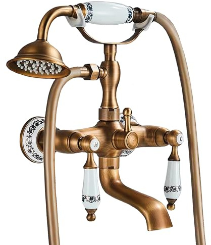 VALAZ - Robinet de baignoire rétro design vintage série Mijares