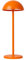 LUCIDE JOY - wiederaufladbare Tischlampe Innen/Außen - Akku/Batterie - Ø 12 cm - LED Dim. - 1x1,5W 3000K - IP54 - Orange