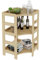Lenmar Serie R, Natur, Braun, Holzregal, Kiefer, Holz, Hellbeige, 3-5 Böden, 89-166 cm Bücherregal, Holzregal, Standregal, Wandregal (R-04, 89x56x56 cm, 3 Böden, Natur)