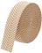 BENECREAT 5 Yard Baumwollband Burly Wood Polycotton-Band, Flaches Jacquardband Mit Streifenmuster Für Tragetaschengriffe, Einkaufstaschenband
