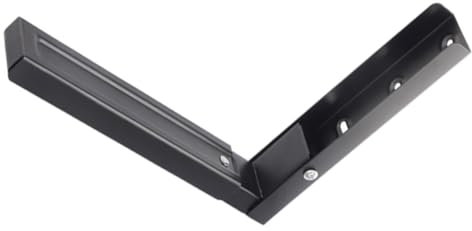 jojofuny Support Mural Rangement Pratique Cuisine Compact pour Four à Micro-Ondes Pliable en Acier Noire Étagère Télescopique Rétractable