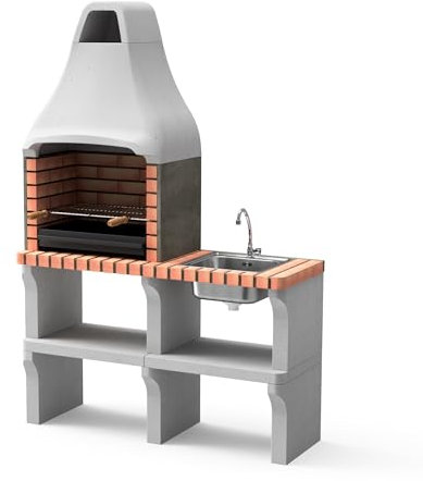 Barbacoa New Iberia XL con fregadero Movelar Con brasero