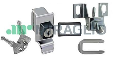 Ras Ricambi Auto Store Chiusura Cromata Per Cofano Posteriore Compatibile con Fiat 500 Dal 03-1965 Al 09-1975