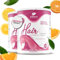 Nature's Finest Vitaminas Para el Cabello Con Biotina 450 mg, Colágeno Hidrolizado y Vitaminas Esenciales Para un Cabello Brillante y Fuerte