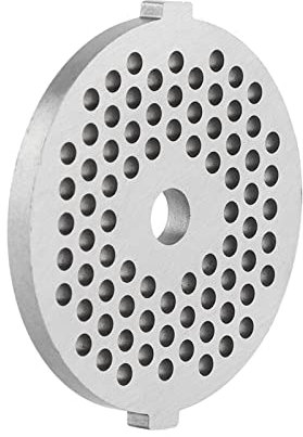 OUCRIY Disco 12 Placa para Picadora de Carne de 4 Mm 6 × 6 × 1 Placa para Picadora de Carne Cuchillo de Disco con Orificio Accesorio de Cocina