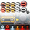 NSLUMO Halo Light-Update-Kit für Lan.d/Ro.ver Defender 90 110 130 1995-2016 Front-LED-Positionslicht Blinker Seitenblinker Rücklicht Bremslicht 10 Stück klar