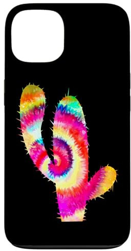iPhone 13 Cactus Tie Dye Retro Vintage Case