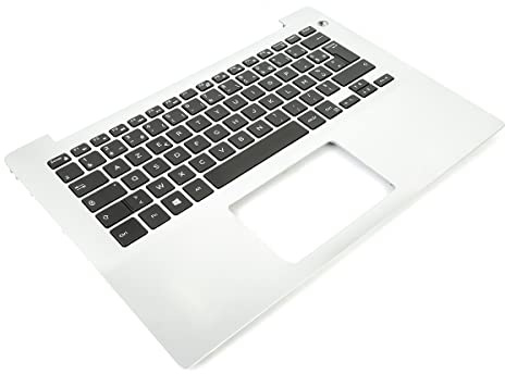 Dell Inspiron 5480/5485/5488 Palmrest & FRENCH Backlit Keyboard - 0DNF8W + 0GNKT7 (Renewed)
