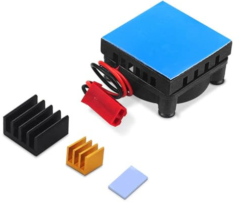 ZBIianxer Ventola di raffreddamento CPU senza spazzole Con dissipatore di calore in alluminio