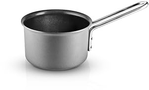 Eva Trio | Grey Line Kasserolle 1,1 l 13 cm keramische Slip-Let®-Antihaftbeschichtung | Ideal für die Zubereitung kleinerer Portionen von Saucen oder für das Schmelzen von Butter & Schokolade