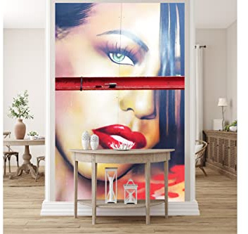 Glücksvilla - Graffiti 2 - Foto-Tapete, selbstklebend 120 x 250 cm BxH