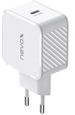 Nevox 45W USB-C Ladegerät GaN – Power Delivery 3.0 & PPS Schnellladegerät, kompaktes USB-C Netzteil für iPhone 16/15, Samsung Galaxy, iPad, MacBook Air, USB-C Geräte, Weiß