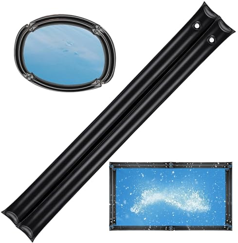 Sacs à eau étanches pour piscine, sac de 240 x 30 cm avec matériau en PVC, poids de couverture saisonnière, sacs à eau tubulaires à double rangée avec design durable, accessoire de piscine pour