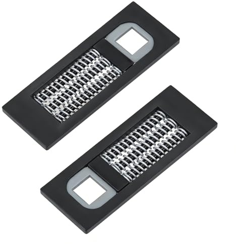 UPVC Door Handle Spring Cassette Replacement Internal Springs Repair 2 Pcs | For Sagging Lever Mechanisms Black Metal Coil Box Fixing Spare Accessories Set by Horyue