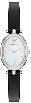 Emporio Armani Damen 28MM Silberfarbene Edelstahl Uhr, AR11778