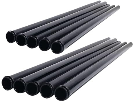 FytStycale 10 Stück Golf Club Tubes Golf Club Organizer Golfer Bag Tubes Golf Accessories aus PVC für Heimgebrauch Fitnessraum Geschenk Anfänger