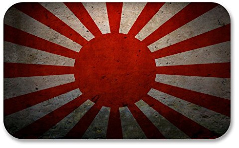 2 x 10cm/100mm Japan japanische Flagge Vinyl SELBSTKLEBENDE STICKER Aufkleber Laptop reisen Gepäckwagen Cool Zeichen Spaß #6187