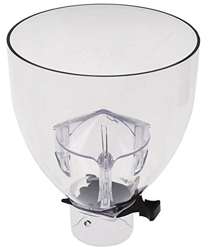 Mazzer Kaffeebohnenbehälter für Kaffeemühle MINI, Macinadosatore-Mini mit Verschluss Höhe 187mm ø 155mm Aufnahme ø 57mm