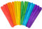 rosenice Bastelhölzer 150 Pcs Bunt Eisstiel Holzspatel DIY Sticks zum Basteln kreative Handwerke