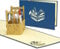 LIN17498, POP- UP Karten Technik, POP UP Karten Geburtstag, 3D Grußkarten Geburtstagskarte Klappkarte Karte Vatertag Gutschein Geschenk, Werkzeugkoffer, N271