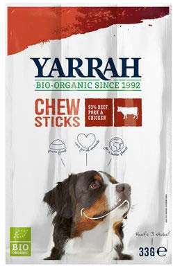 Yarrah - Kaustick mit Rind Bio 5 x 33 g