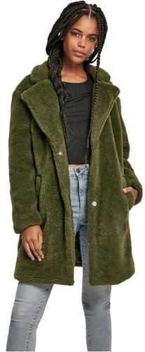 Urban Classics Women's Women's Oversized Sherpa Coat Jacket (Pack of 1)