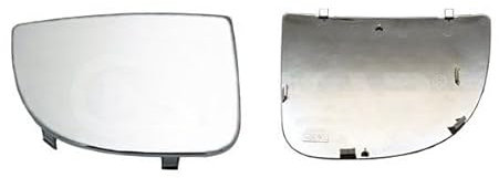 ALKAR 6435250 Cristal de espejo retrovisor exterior con espejo gran angular & brazo corto de espejo & convexo izquierda