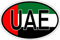 Akachafactory Sticker Aufkleber Flagge Fahne UAE vereinigte arabische emirate