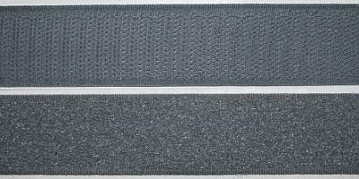 Jajasio Klettband selbstklebend Extra Stark, 20 mm, Mittelgrau #10 3 Meter, selbstklebendes Klettband