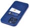 Dockem Wallet Case for iPhone 12 Pro Max: Built-in Metal Plate for Magnetic Mounting & 2 Credit Card Holders: 6.7 Exec M2, Smooth Synthetic Leather (Navy)