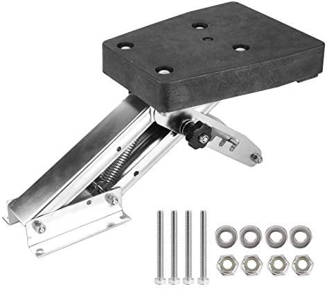 Akozon Außenborder Motorhalterung Kicker für Boot 25 PS 110 lbs 304 Edelstahl Boot Motorhalterung für 2-Takt Außenborder