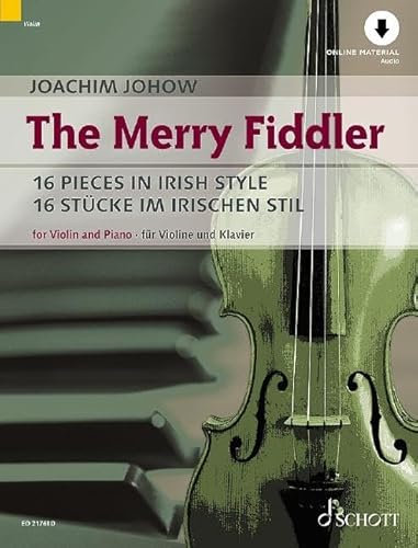 The Merry Fiddler: 16 Stücke im irischen Stil. Violine und Klavier.