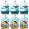 ChooMee Wiederverwendbare Aufbewahrungsbeutel für Babynahrung, 237 ml, ideal für Babynahrung, Smoothies und Pürees, sicherer Doppelverschluss-Reißverschluss, breiter Boden, BPA-frei, SnakPack Sealife
