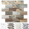 10 Stück Fliesenrückwand zum Abziehen und Aufkleben, 29,5 x 29,5 cm, PVC-Wandfliesen, zum Aufkleben auf Backsplash für Küche, Badezimmer, Fliesen, Kamindekoration, Wäschetisch, Treppenaufkleber in
