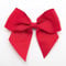 Italian Options Large Grosgrain Ribbon Bows Self Adhesive 6-Piece Pack, 10 cm Bow Width, Red
