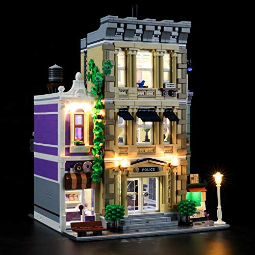 LIGHTAILING Led Licht für Lego- 10278 Police-Station – Beleuchtungsset Kompatibel Mit Lego Modell (Lego Bausteinen Modell Nicht enthalten)