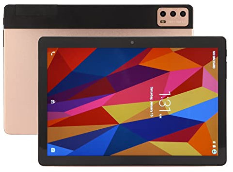 Tableta IPS HD de 10,1 Pulgadas, 8 GB de RAM, 256 GB de ROM, Compatible con 2,4 5G WiFi, Cámaras de 5 MP y 13 MP, CPU Octa Core, Batería de Larga Duración, para Juegos de Aprendizaje