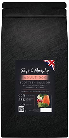 Skye & Murphy Adult Dry Dog Food Superfood 65 Blend - Scottish Salmon (2kg) Grain Free Dog Food with Sweet Potato, Beans, Beet Pulp & Added Omega 3